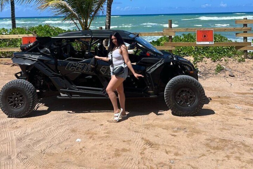 Private San Juan Beach Tour by UTV Can-Am 