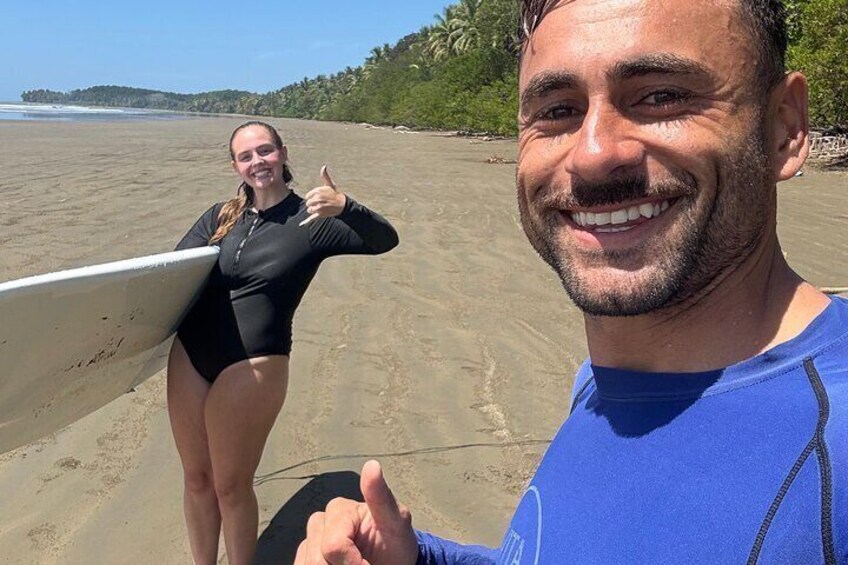 2-Hour Guided Surf Lesson in Playa Chaman Uvita Costa Rica