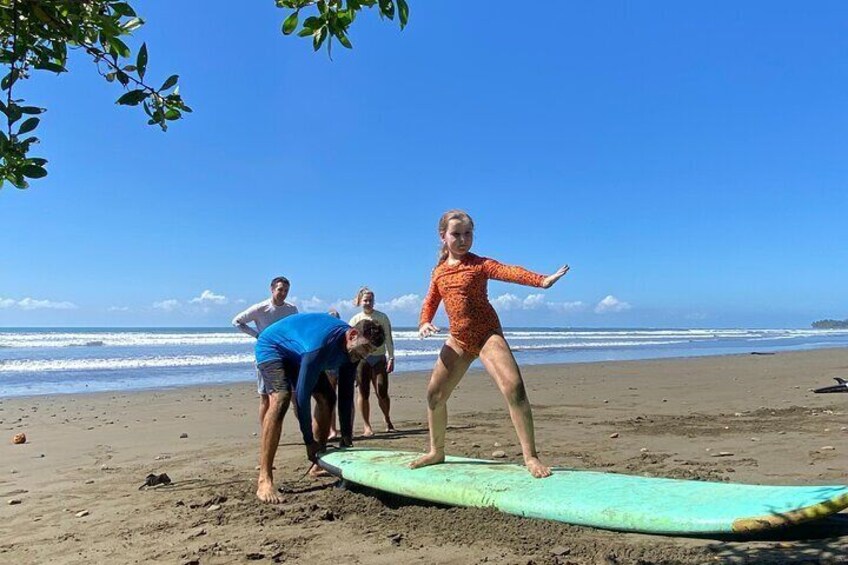 kids surf lessons in Uvita