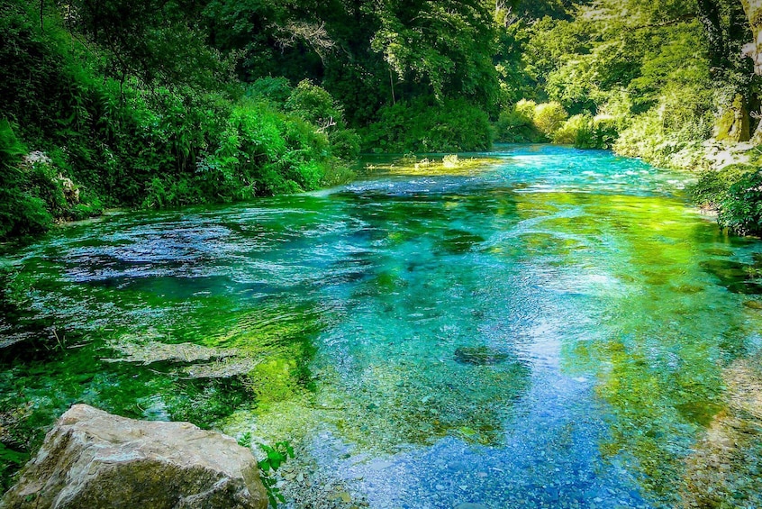 Day trip to the National Park of "Blue Eye" Small Group