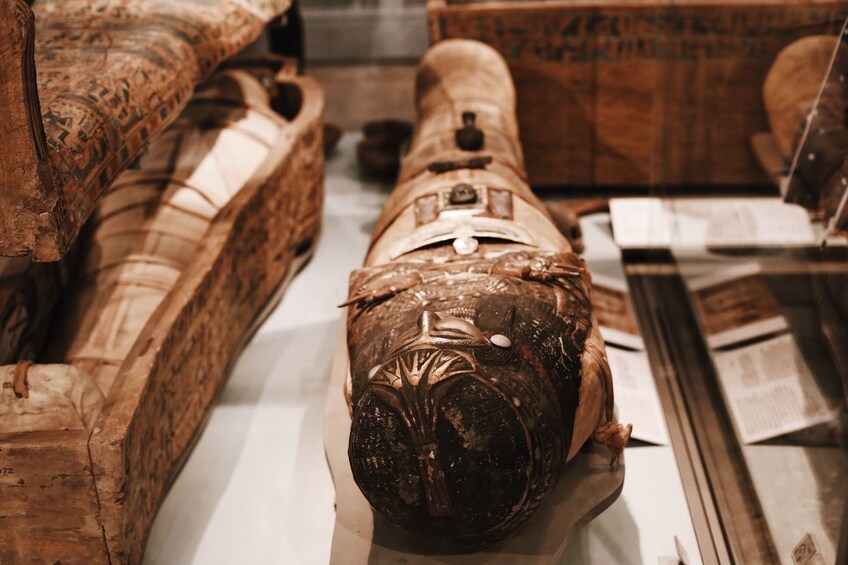 Egyptian exhibit at the British Museum
