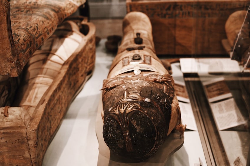 Egyptian exhibit at the British Museum