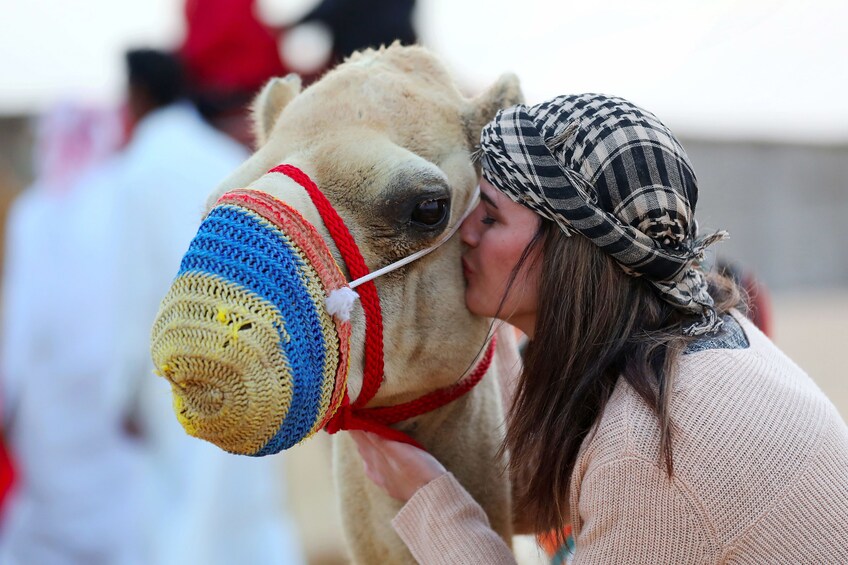 Abu Dhabi Morning Desert Safari with Camel Ride