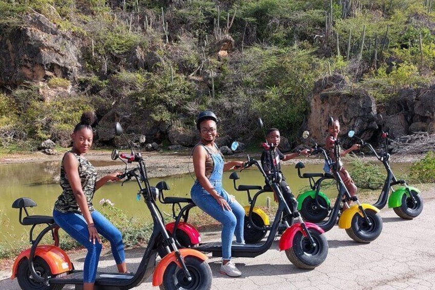 Eco Friendly Electric Scooter Tours in Curacao