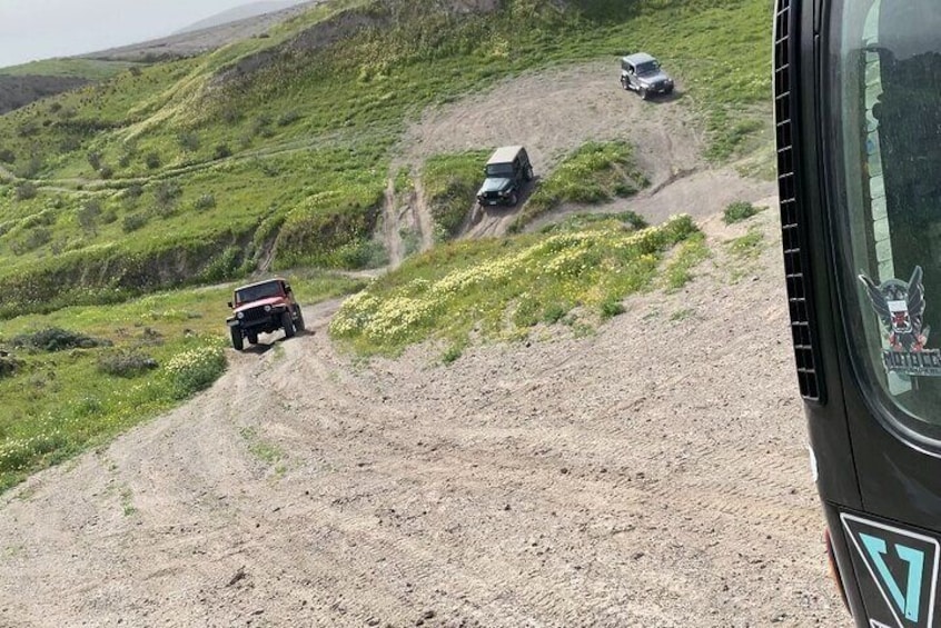 Santorini Wrangler Jeep Afternoon Convoy Tour