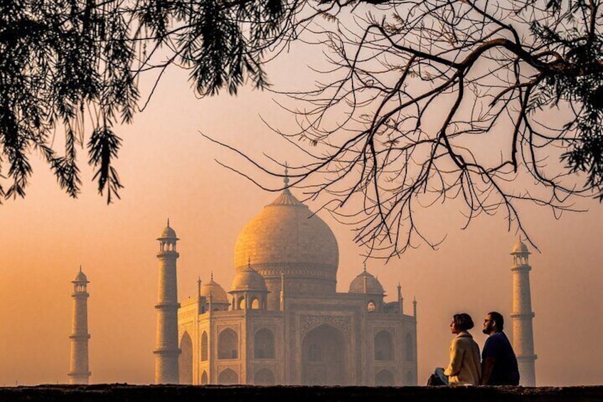 Taj Mahal at Sunrise