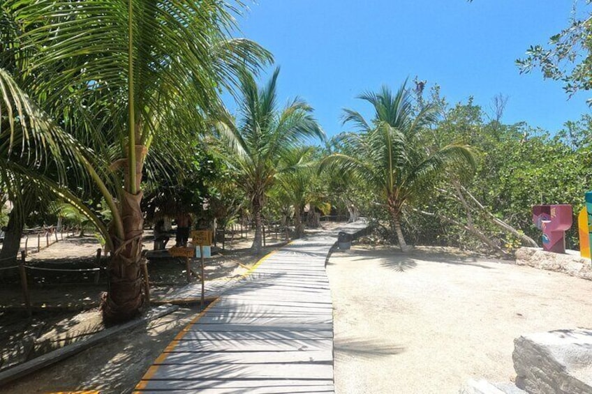 Boat Tour of Three Islands in Holbox with Transportation