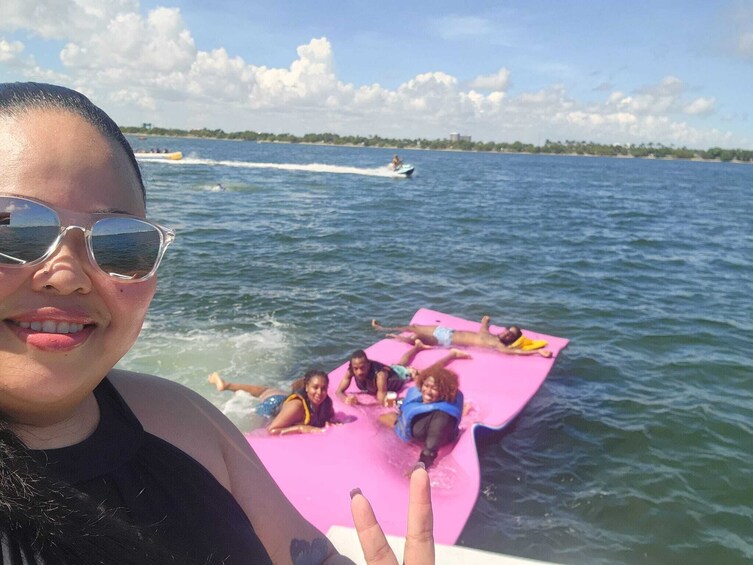 Ultimate Water Experience : Boat Tour with Jetskis, Tubing, and Open Bar
