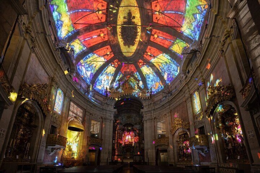 Spiritus Light and Sound Show Admission Ticket at Clérigos Church