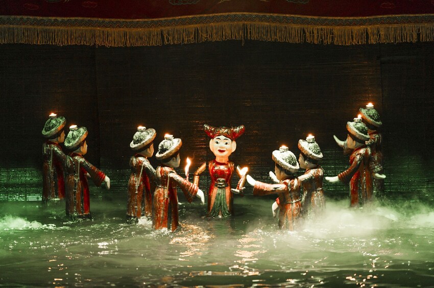 Saigon By Night featuring Vietnamese Water Puppets & Dinner