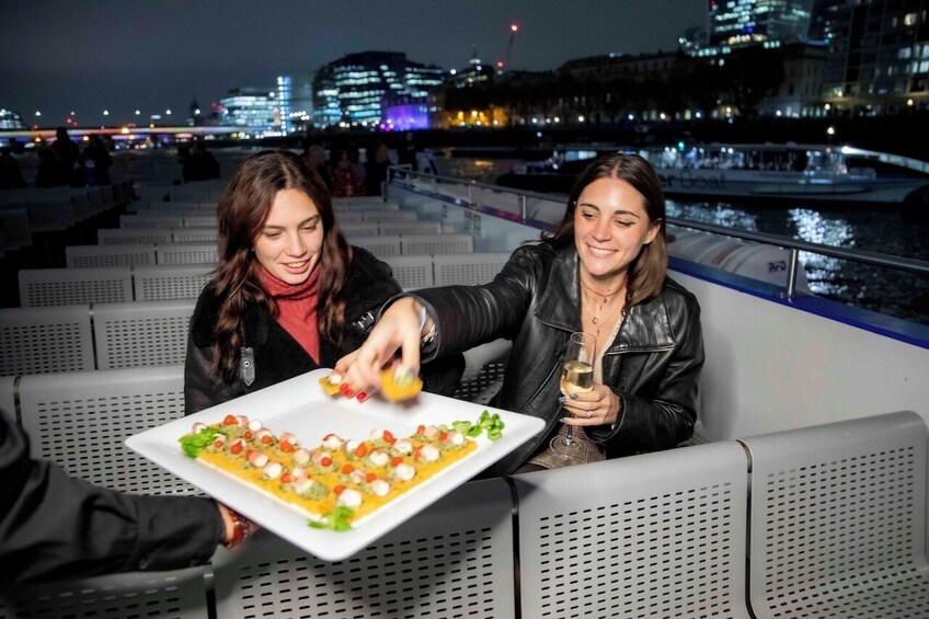 City Cruises Evening River Thames Cruise with Sparkling Wine and Canapés