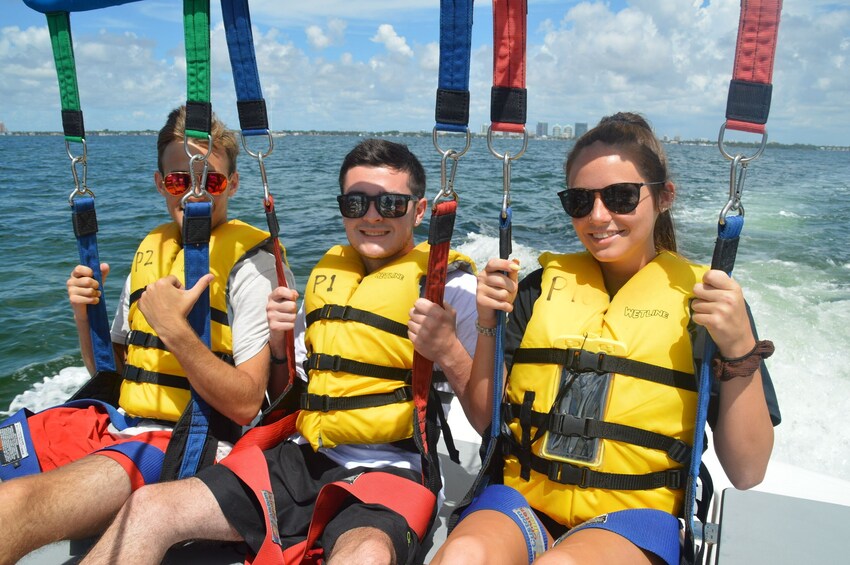 Parasailing with Miami Watersports