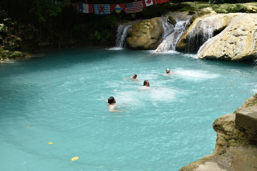 Cool Blue Hole, Secret Falls & Shopping Adventure