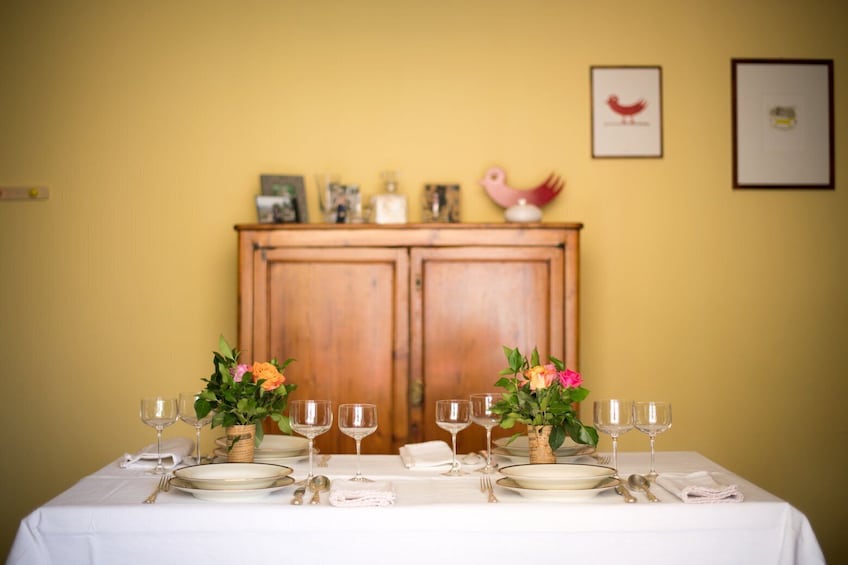 Local Market visit and Dining at a local's home in Lucca
