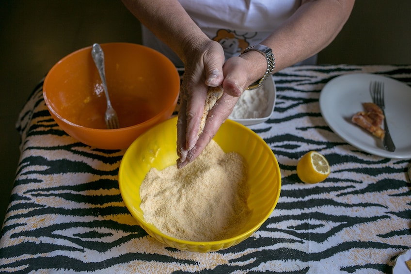 Private Market tour + Cook + Dine in a local home in Perugia