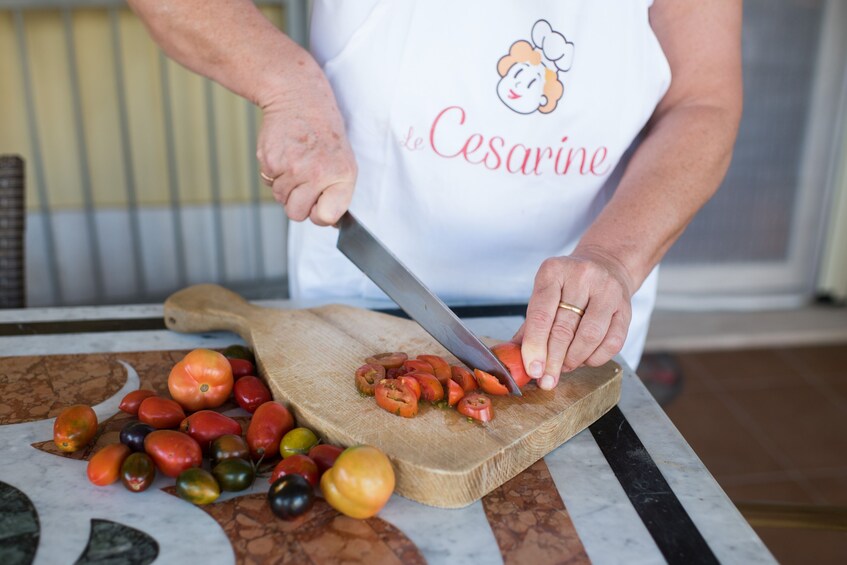 Private Market tour + Cook + Dine in a local home in Perugia