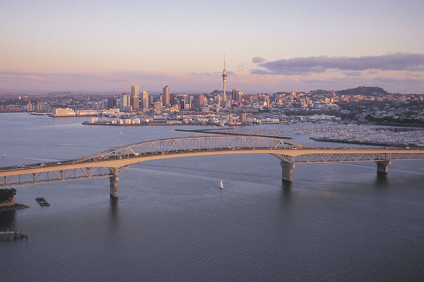 Waitemata Harbour and Auckland skyline