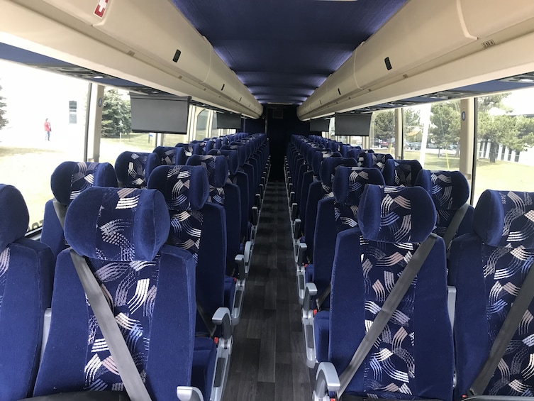 Interior of Zoom Tour bus