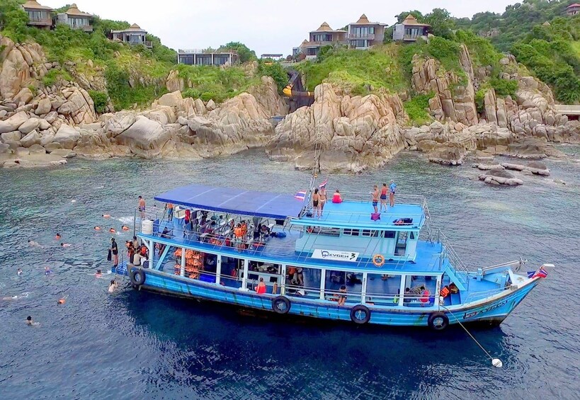 Boat on a bay in Thailand 