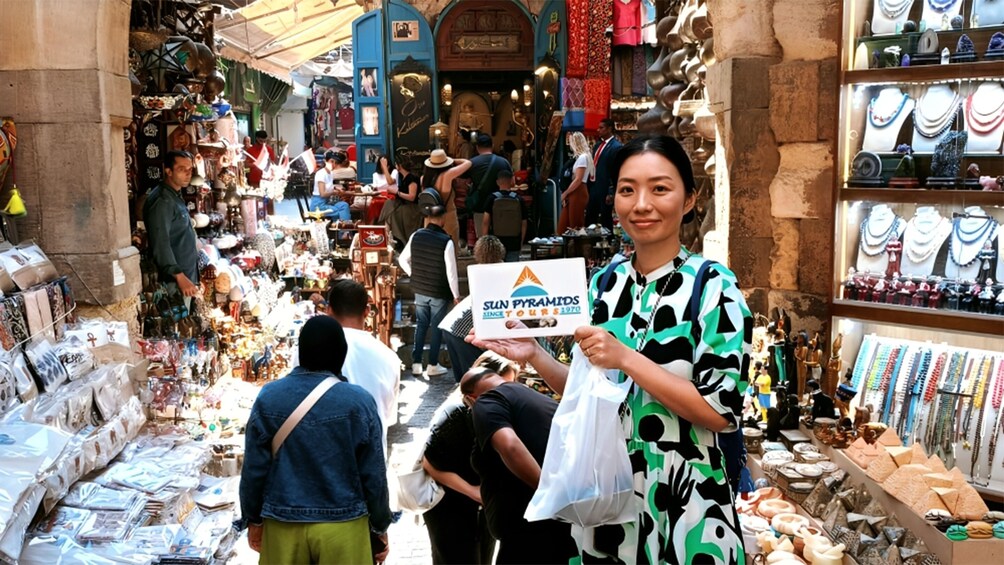 Private Shopping Tour at Khan El Khalili and El Mosky.