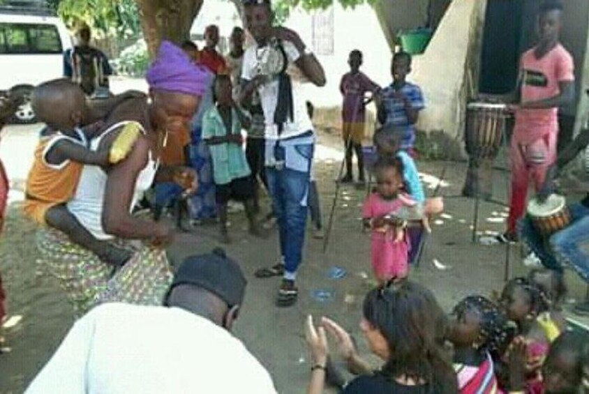 Visiting a village