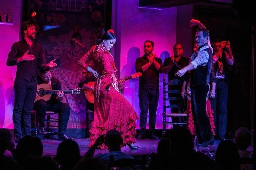 Flamenco Show at Tablao El Arenal with Drink and Optional Dinner or Tapas