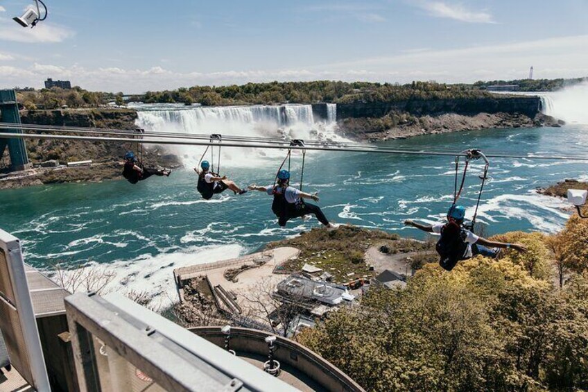 2200 Feet of Zipline to the Falls