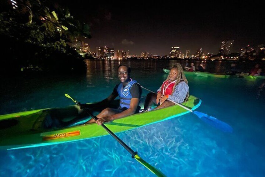 LED Night Kayak - Condado Lagoon - Guided Excursion