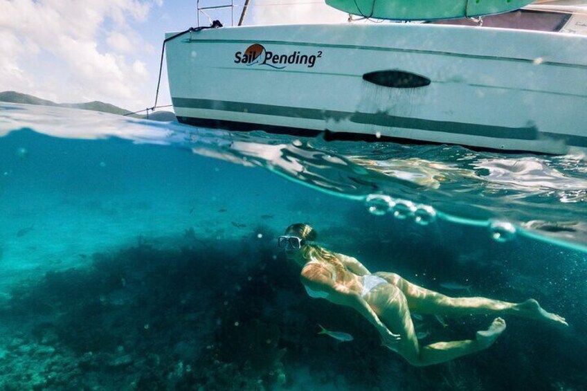 Swim w/Turtles at St. John, Pizza Pi & Sunset Sail
