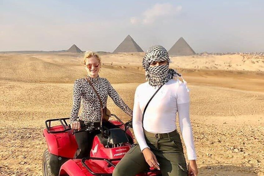 VIP Private GizaPyramids,Sphinx,Camel,QuadBike&Inside 3rd Pyramid