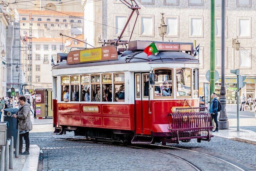 Tuk tuk tour in Lisbon historical center. 
