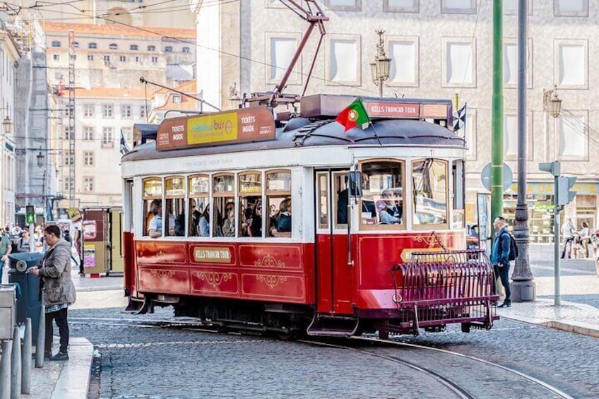 Tuk tuk tour in Lisbon historical center.