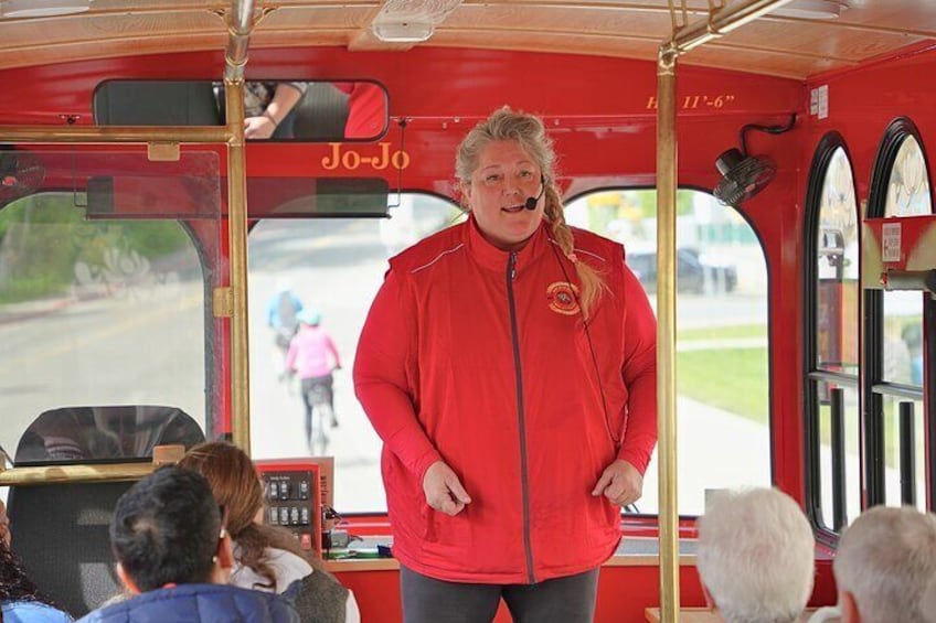 Driver Alice sings wonderful song to her guests