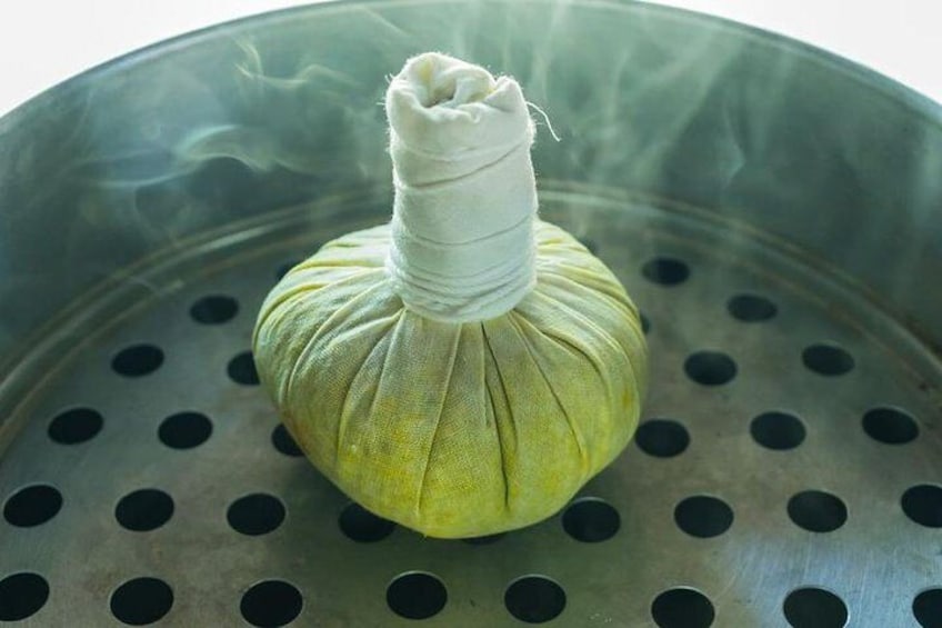 Steaming of Herbal Infused Ball