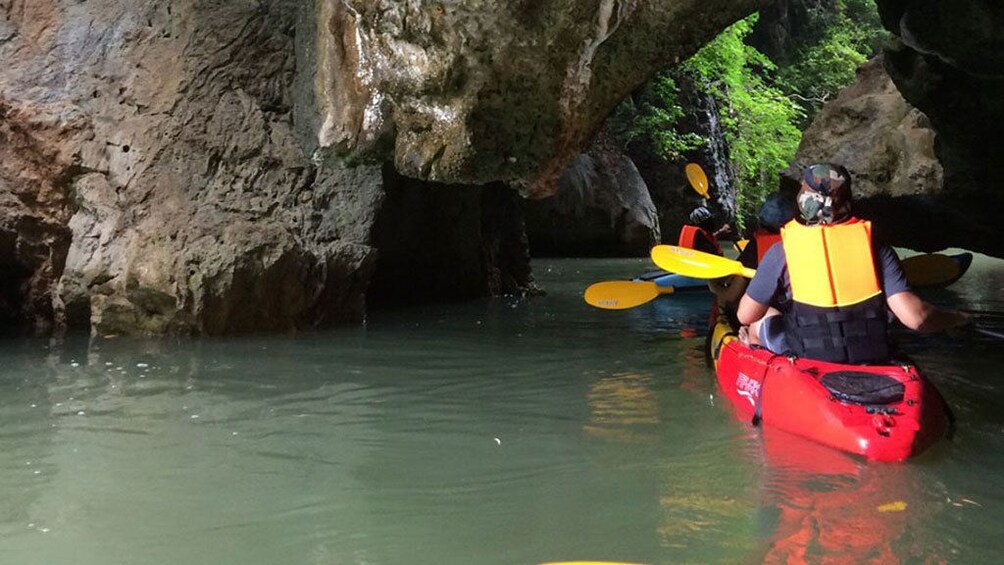Half Day Tour Sea Cave Kayaking at Khao Karos Krabi