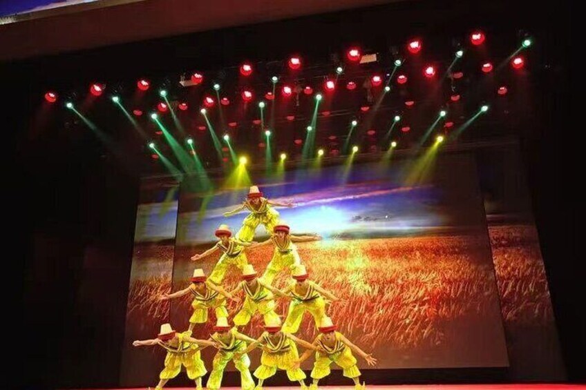 Acrobatic Show at Red Theater With Private Transfer