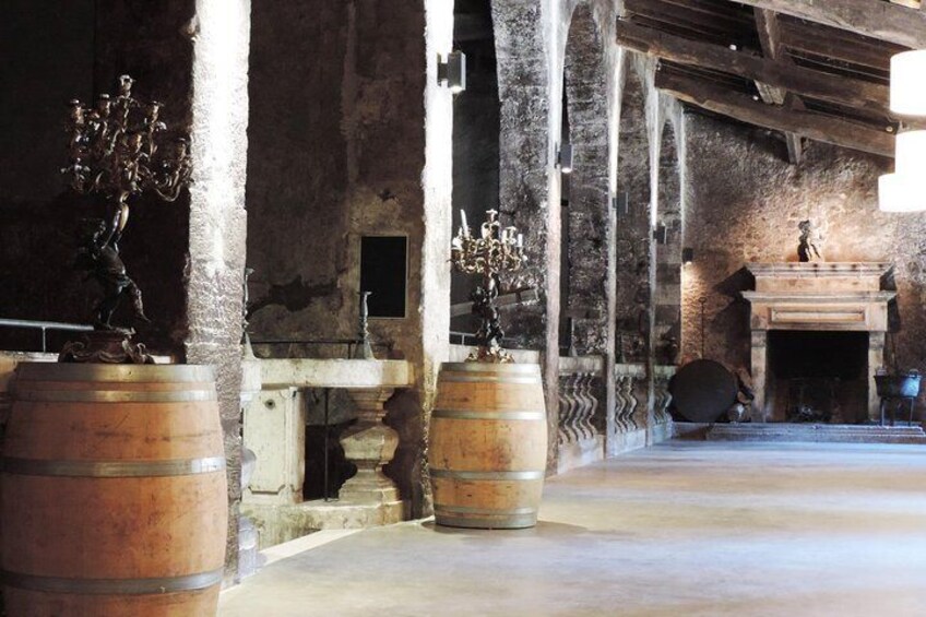 The vaulted room