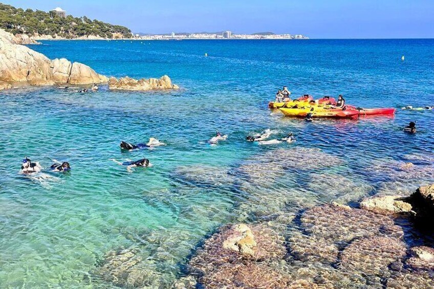 Costa Brava Kayak & Snorkel Tour + Picnic from Barcelona 