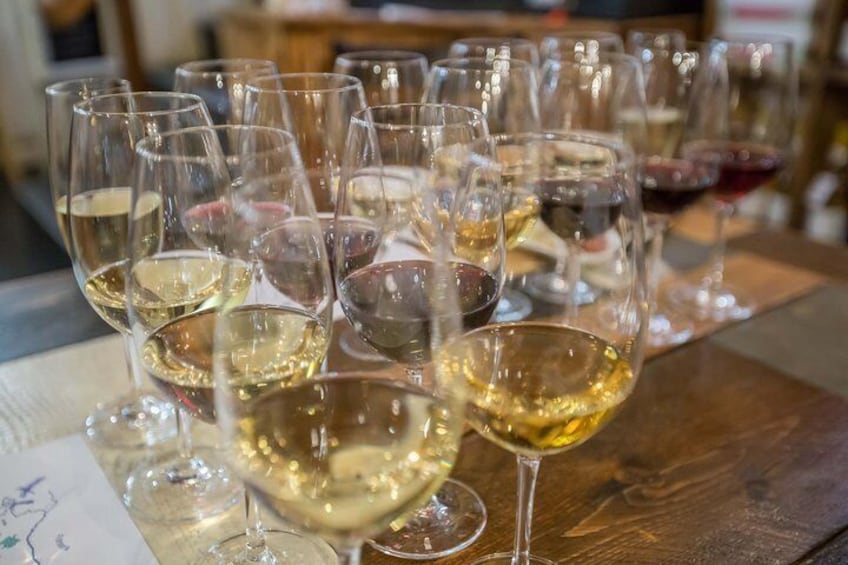 Excellent wines from local winemakers