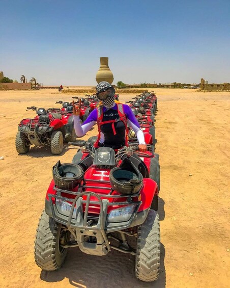 Quad biking with Camel ride & Beduin dinner 
