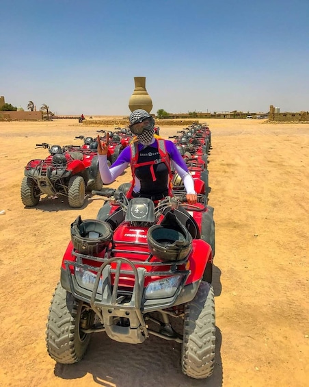 Quad biking with Camel ride & Beduin dinner