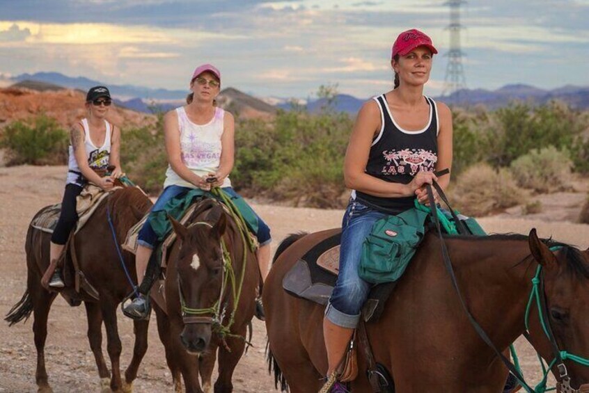 Sunset Horseback Riding Adventure with BBQ Dinner