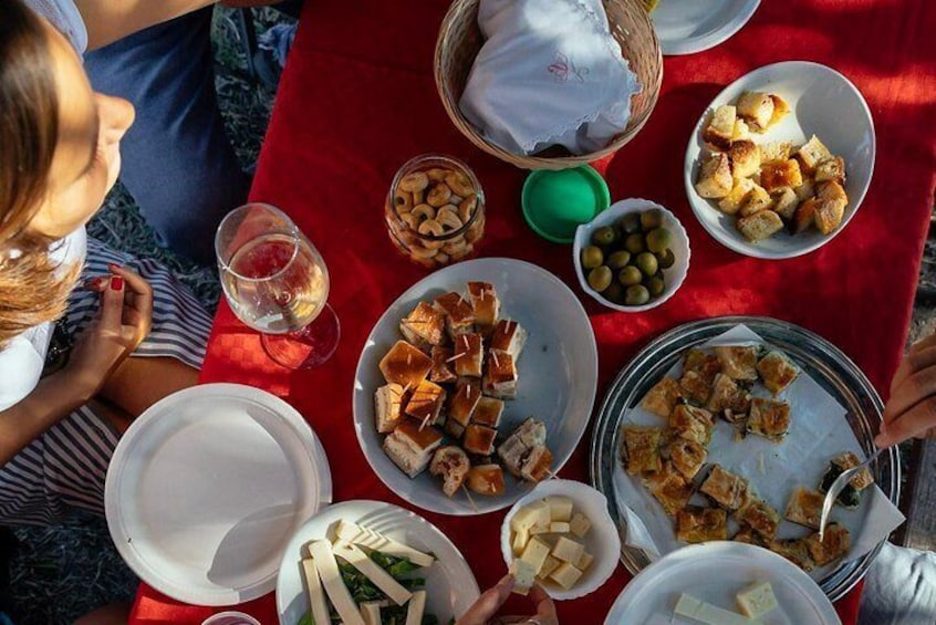 Food and wine tasting