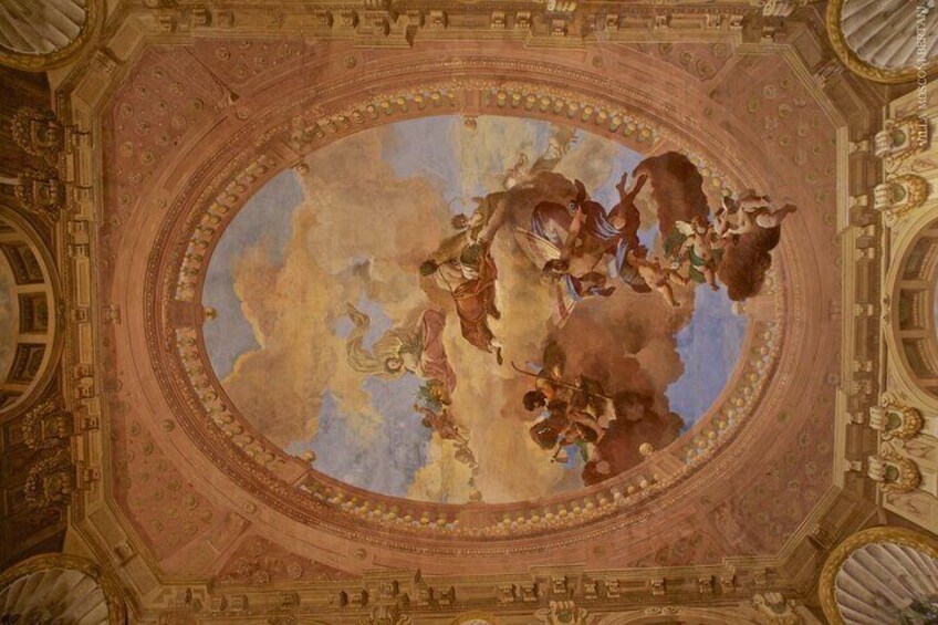Tenuta Santa Maria di Gaetano Bertani - The 1700s frescos