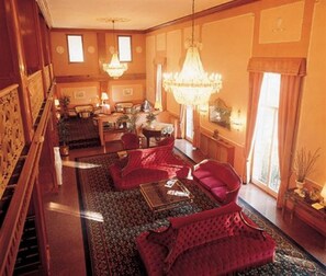 Sittområde i lobbyn