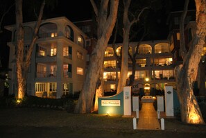 Front of property – evening/night