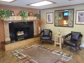 Sala de estar en el lobby