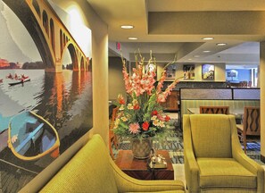Lobby sitting area