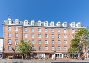 Overnatningsstedets facade