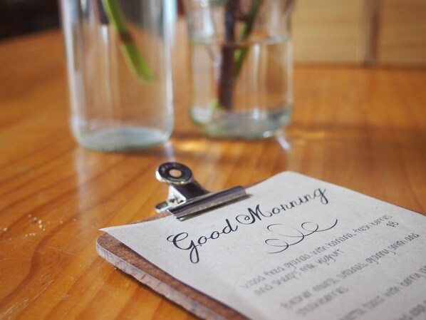Breakfast area